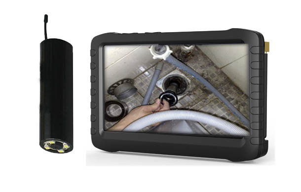 2.4GHz wireless pipe inspection camera 5-inch mini DVR recorder receiver